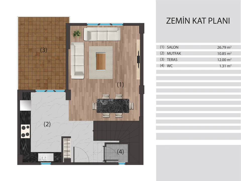 Kınıkoğlu Mahall — Kat Planları 1