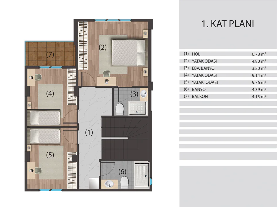 Kınıkoğlu Mahall — Kat Planları 2