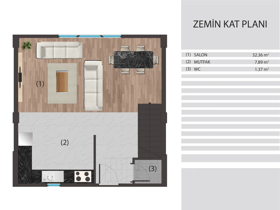 Kınıkoğlu Mahall — Kat Planları 3