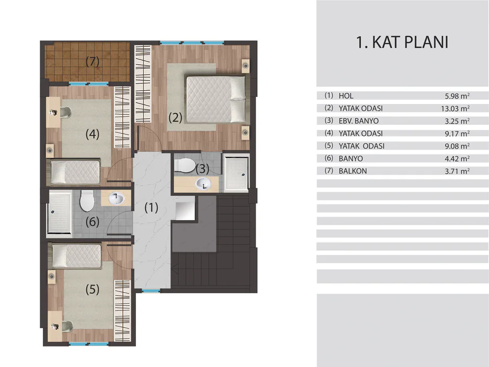 Kınıkoğlu Mahall — Kat Planları 4
