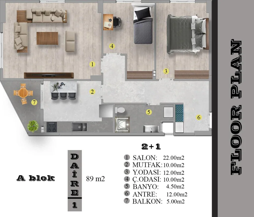 Kınıkoğlu Vira Park — Kat Planları 2
